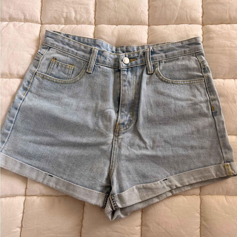 SHEIN Light Blue Jean Shorts